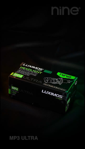 LAMPU LED MOBIL NINE LUXIMOS LED MP3 ULTRA H4 DEVIL EYE BIRU  – 50W CSP Chip