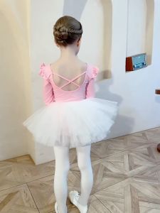 Váy Múa Ba Lê Dài Tay Cộc Tay KIDSBALLET Đầm Múa Cho Bé Váy Múa Cho Bé Váy Múa Trẻ Em