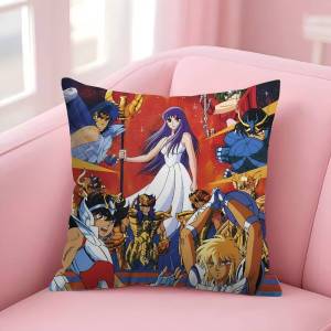 KAYOU | Animation 12 Gold S-Saint S-Seiya Pillow Case For Sofa Decor Car Office Room Printing Cushion Cover Decorations And Protector