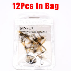 Topranc Fly Fishing Lures Binding Fly Crank Hook Insect Bait Artificial Nymph Handmade Bait Fly Fishing