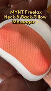 MYNT Feelax Upgraded Cordless Neck & Back Pillow Massager Alat Urut Leher Dan Belakang