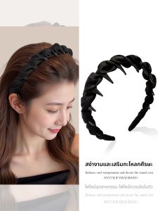 หมวกคลุมผมผู้หญิง ทรงสูง ทรงใหม่ 2025 สำหรับใช้ในชีวิตประจำวัน หมวกคลุมผมสำหรับล้างหน้า หมวกคลุมผมแบบผูกผม หมวกคลุมผมผ้าซาติน