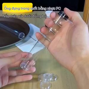 For Travel/Camping/School/Home Clear Travel Toothbrush Case Storage Tubes With Lids Portable Toothbrush Holder 5pcs