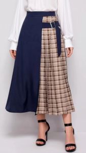 Rok Kombinasi Kotak Stretch: Desain & Kualitas