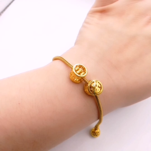 Yon Hing Bead Pdr Dollar Sempoa  Emas 916