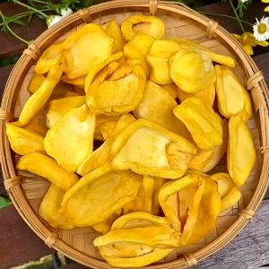 ขนุนอบกรอบ หวาน กรอบอร่อย ไม่ปรุงแต่งรส ขนุนอบกรอบ 500/250/100 กรัม