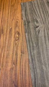 HT Wallpaper Foam 3D Motif Kayu Wallpaper Dinding Sticker