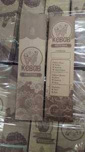 bungkus kebab coklat 27x7 isi 500