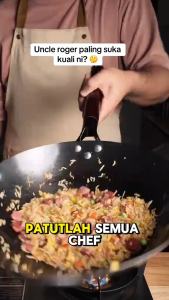 High quality wok non stick 32/36/40cm non stick wok Uncoated Wear resistant and rust proof Pure Cast Iron wok kuali non stick woks 铁锅 炒锅