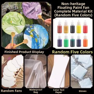 JIEXI | DIY Educational Parent-Child Interaction Toy Mini Painted Fans
