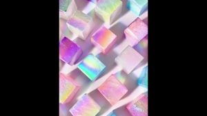 4PCS High Quality Aura Selenite Cube Tumbled Crystals StonesNatural Crystals Quartz MineralsGemstonesGlitterDecoration
