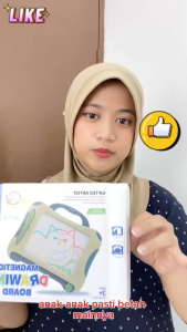 Mainan Anak INTERESTING GRAFFITI DRAWING BOARD Mainan Papan Tulis Magnetic Interesting Anak