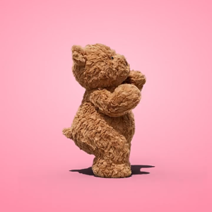 Jellycat Bartholomew Bear Aubergine 25cm Cute Eggplant Plush Bear Standard Size Kawaii