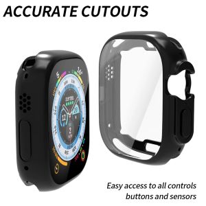 Vỏ mềm silicon cho Apple Watch Ultra 3 2 49mm 46mm iWatch Series 11 10 9 8 7 6 5 4 SE3 45mm 41mm 44mm 40mm 38mm 42mm TPU Vỏ bảo vệ màn hình