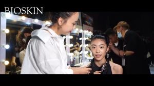 BIOSKIN Smart RF Beauty Device EMS Face Lifting Facial Mesotherapy Noninvasive Radio Frequency Technology Cold Compress and Interchangeable heads and Charming Breathing Light