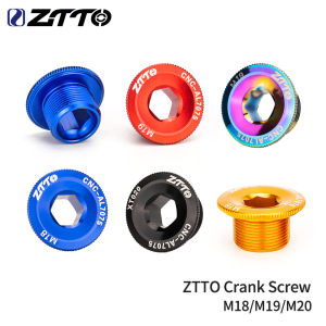 ZTTO MTB Crank Arm Bolt Crank Screw Mountain Road Bike Cap M20 M19 M18 Crankset Screw For Bicycle BB Axis Screws
