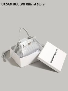 URCDN RDALVO | Crocodile Print Silver New Summer Elegant & Stylish Versatile Handbag