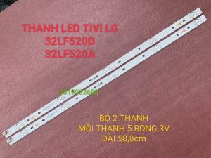 LED TIVI LG 32LF520A 32LF520D MỚI 100% BỘ 2 THANH MỖI THANH 5 BÓNG MỖI BÓNG 3V DÀI 588cm SV0320AK4-Rev09-5led-150310