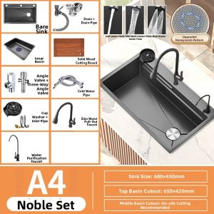Honeycomb Pattern 304 Stainless Steel Reinforced Sink