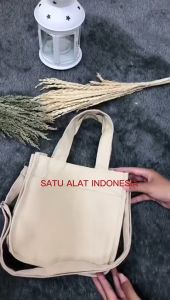 SATU ALAT Tas Selempang LIESA 100% CANVAS TEBAL PREMIUM