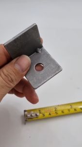 เหล็กฉาก ดำเจาะรู-อเนกประสงค์ 1 1/2 นิ้ว x 3.06 มม. ชุด 10 ตัว เหล็กฉาก DIY ขนาด 1 1/2