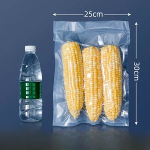 Túi Hút Chân Không Cấp Thực Phẩm Có Họa Tiết Lưới Túi Bảo Quản Thực Phẩm Dùng Tại Nhà Túi Hút Chân Không Đặc Biệt Cho Xúc Xích Và Thịt