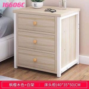 Bedside cabinet assembly furniture 3 drawers