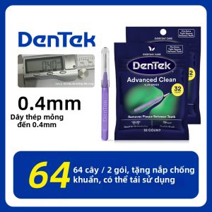 Dentek | Bàn Chải Kẽ Răng Chỉnh Nha Sợi Siêu Mảnh