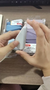 6-Piece Set of Cute Mini Gradient Correction Tapes (36m Total Includes Clear Storage Pouch) — Student Stationery
