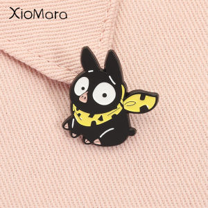 Japanese Anime Enamel Pin Cartoon Character Ranma 1/2 Black Pig Manga Brooch Lapel Backpack Badge Jewelry Gift for Kids Friends
