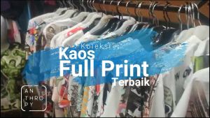 Kaos Distro Sablon Full Print SB332: Pilihan Baju Atasan Lengan Pendek untuk Pria