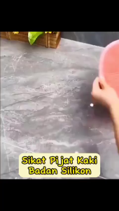 KUKE Sikat Pijat Kaki Bahan Silikon Anti Slip / Alat Pembersih Punggung dan Kaki / Sikat Punggung dan Kaki Bahan Silicon