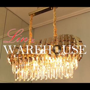 Lampu Gantung MODERN ISLAND CONTEMPORER GOLD LEAVES chandelier