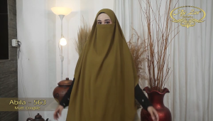 Hijab Syari Frensh Khimar Tali Kode ABILA Bahan Kringkel Premium Airflow By Ory AjeZas Collection