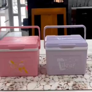 Thùng đá giữ nhiệt mini 1500ml kiểu dáng dễ thươnggiữ lạnh tốt đựng trà sữacafeđá chanh