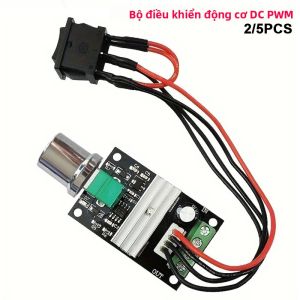 Bộ Điều Khiển Tốc Độ Động Cơ DC Có Thể Đảo Chiều 2/5 Gói Có Thể Điều Chỉnh Tốc Độ 6V-28V 3A 80W 1203BB Công Tắc Điều Khiển Động Cơ Đảo Chiều Cho Mạch Tích Hợp