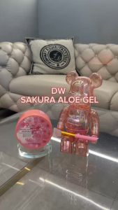 DW Sakura Gel Soothing Moisture Skin W/ 99% Sakura Extract W/ Brush