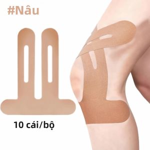 10 Cuộn Băng Y Tế Thể Thao Cho Đầu Gối Chống Nước Đàn Hồi Thoáng Khí Hỗ Trợ & Ổn Định Băng Thể Thao Dành Cho Chạy Bộ