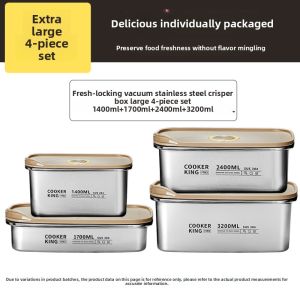 COOKER KING | 304 Stainless Steel Sealed Bento Box
