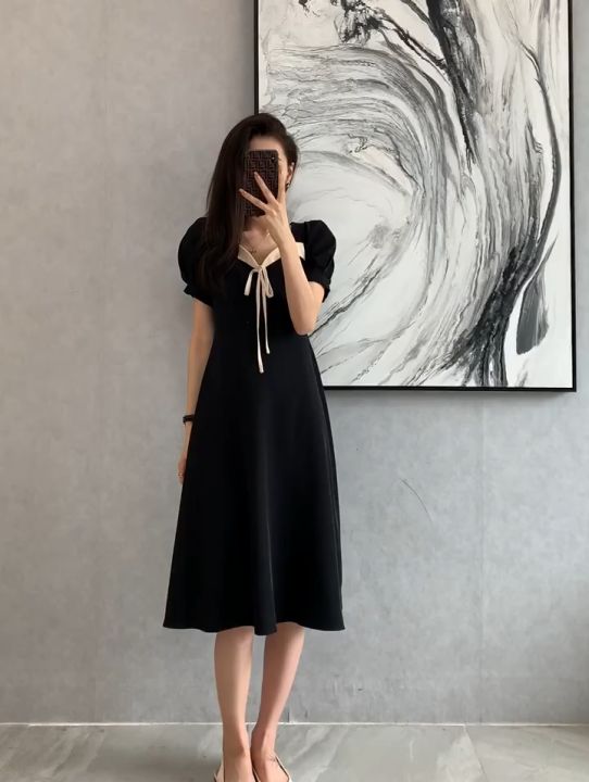 summer black dress long dress for women casual dress sale 2023 dress plus  size graduate dress formal outfit for women dress Lazada PH