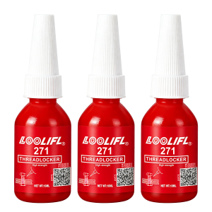 Industrial Grade 243 271 Threadlocker Anaerobic Glue Medium High Strength Anti Loosen Rust Seal Metal Screw Adhesive 10ML 50ML