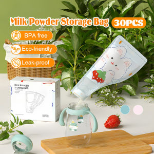 30pcs Portable Milk Powder Storage Bag Disposable Baby Milk Powder Storage Bag Double-track Sealed Milk Leakproof Powder Bags
