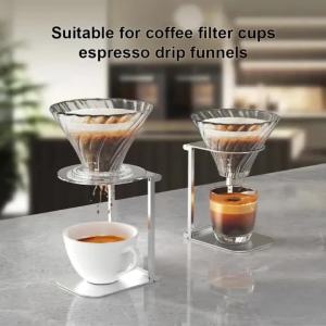 JUSTINLAU | JUSTINLAU Stainless Steel Portable Coffee Machine Stand Metal Foldable and Portable Coffee Filter Stand Coffee Maker Accessories