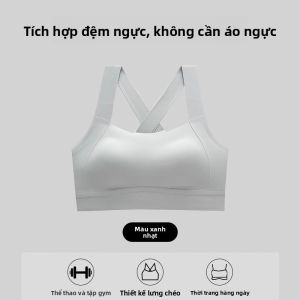 Áo ngực thể thao nữ MiiOW chống sốc không dây thoải mái.