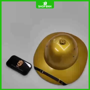 [Chính hãng SHOPBNH] Mũ cối vành to sơn mạ vàng nhũ – sang trọng bền bỉ đẳng cấp