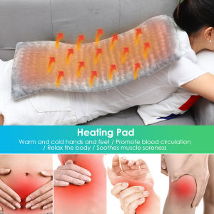 Electric Heating Pad Blanket Timer Physiotherapy Large Heating Pad For Abdomen Shoulder Neck Back Spine Leg Cramps Pain Relief Winter Warm Washable