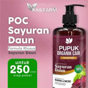 KASFARM-PUPUK ORGANIK CAIR  PRAWATAN TANAMAN SAYUR DAN DAUN / KOMPOS POC 500ML