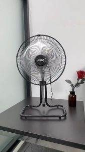 AIKO AR-128 พัดลมสไลด์ขนาดเล็ก ใบพัดอลูมิเนียม 12 นิ้ว EDLP ส่าย ก้มเงย ใช้ไฟบ้าน คุณภาพยนตร์