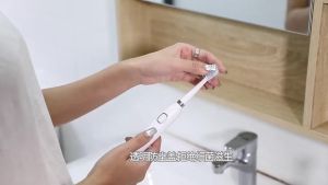 228HEGRUS electric toothbrush Ultrasonic Electric Toothbrushes IPX7 Waterproof Toothbrush  Electric Toothbrush Set 9-gear Tooth Cleaning Mode Household Toothbrush Personal Dental Care with 5 Replacement Brush Heads tooth cleaning tool