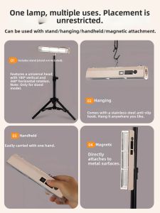 BOOMING LIGHTING | Multi-function Magnetic Charging Camping Light